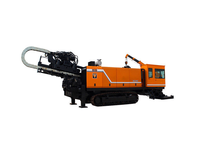 160T Horizontal Directional HDD Drilling Machine With Semi Auto Drill Pipe